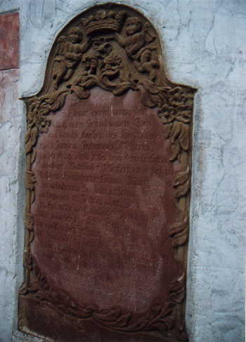Headstone on Wachenbuchen Church